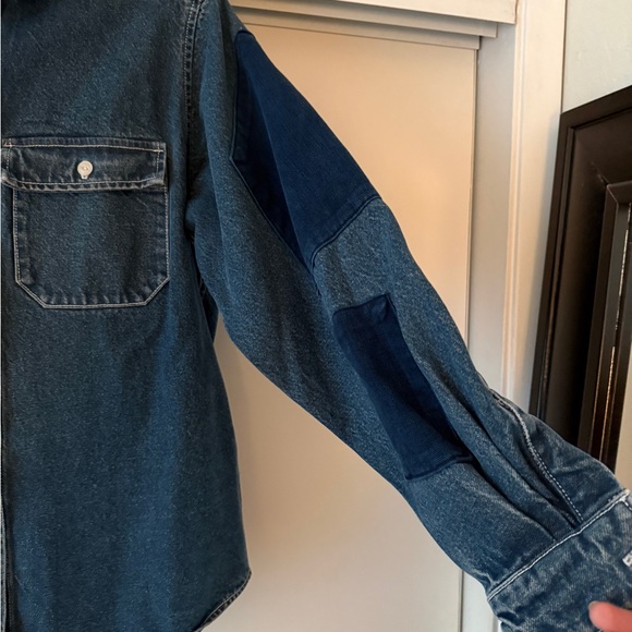 Rudy Jude Adult Denim Chamois Button Down Shirt - Picture 5 of 5